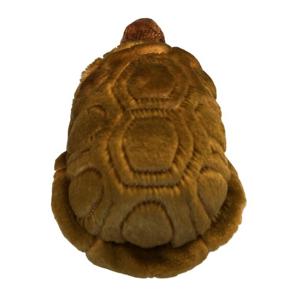 Douglas Cuddle Toys Turtle Plush 9" 2011 #4051 Faux Fur Shell & Scaly Legs With - Picture 2 of 4